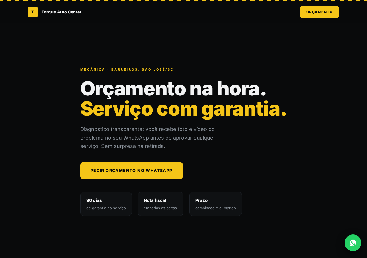 Preview da oficina Torque Auto Center